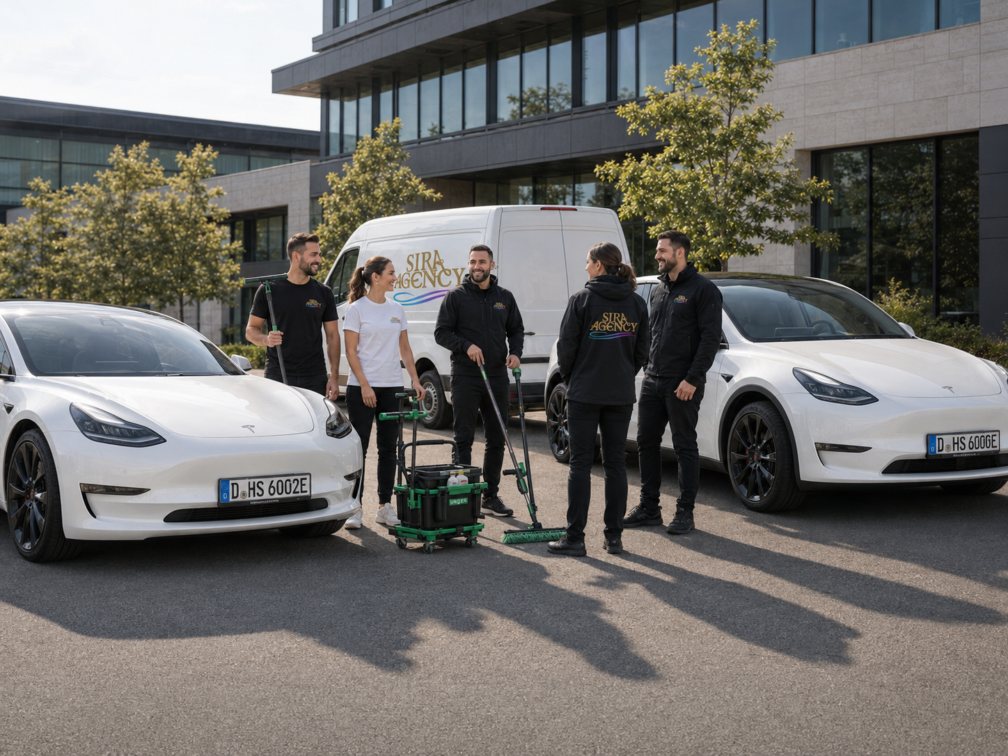 SiRa Agency Team im professionellen Einsatz