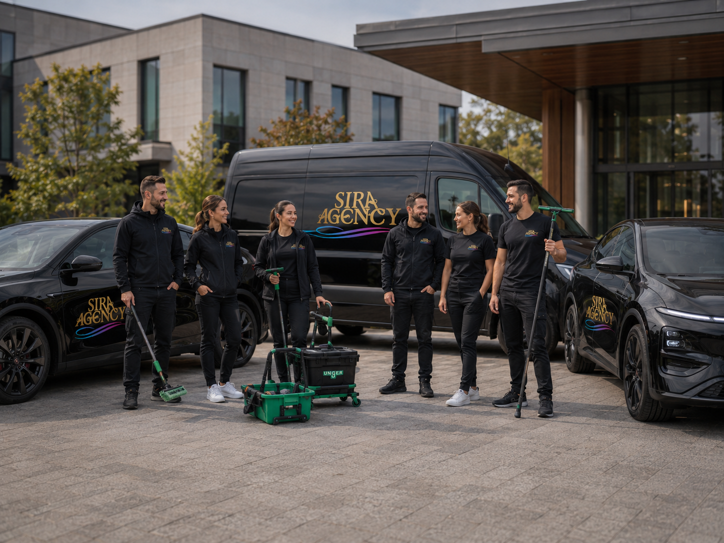 SiRa Agency Team und Fahrzeuge